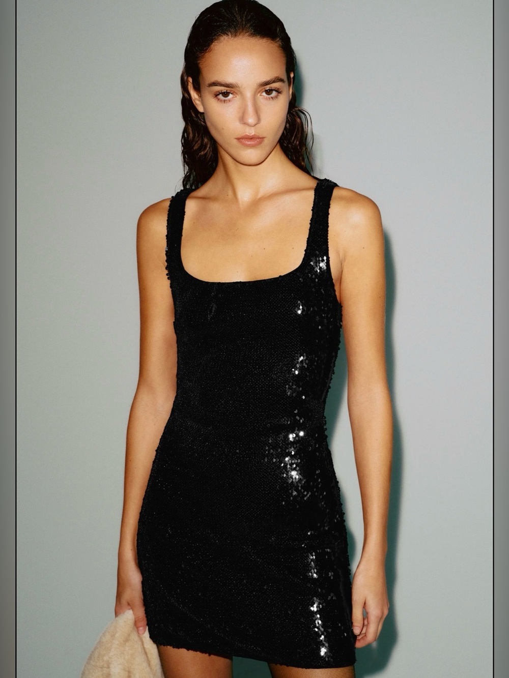 Reformation Carla Sequin Dress